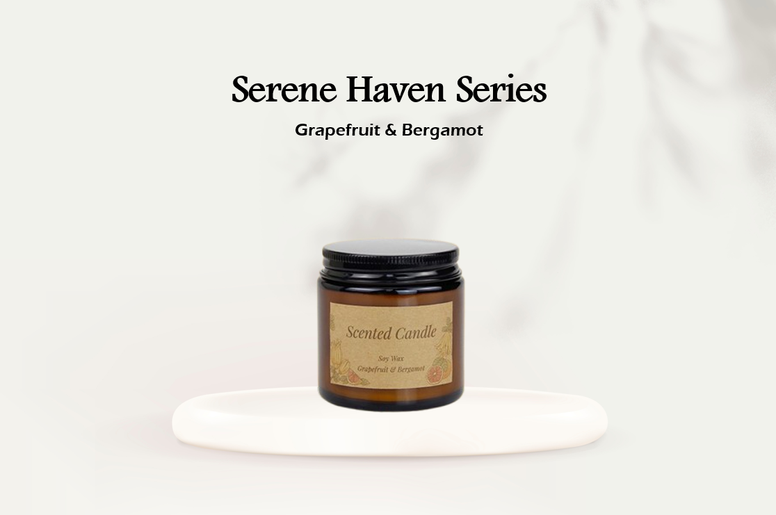 Grapefruit & Bergamot Soy Candle