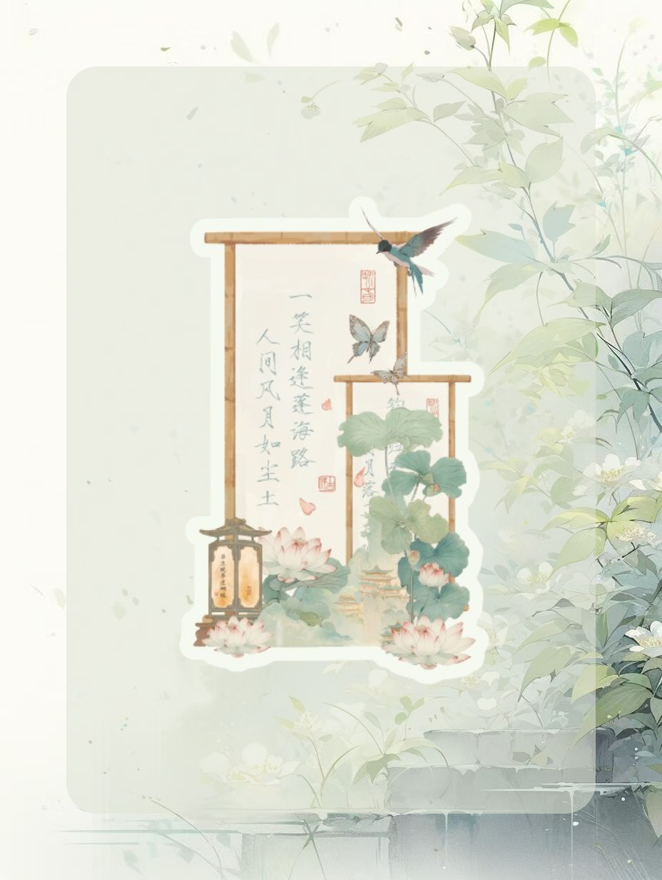 Floating Reverie Scent Bookmark