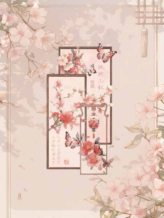 Peach Blossom Glow Scent Bookmark