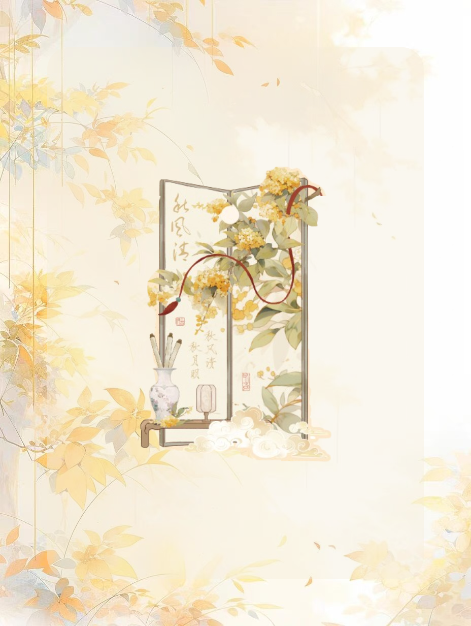 Osmanthus Moonfall Scent Bookmark