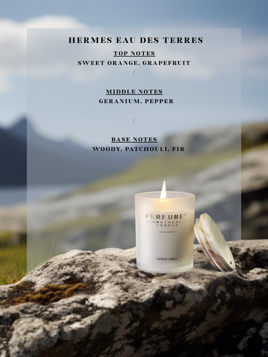 Hermes Eau des Terres Candle