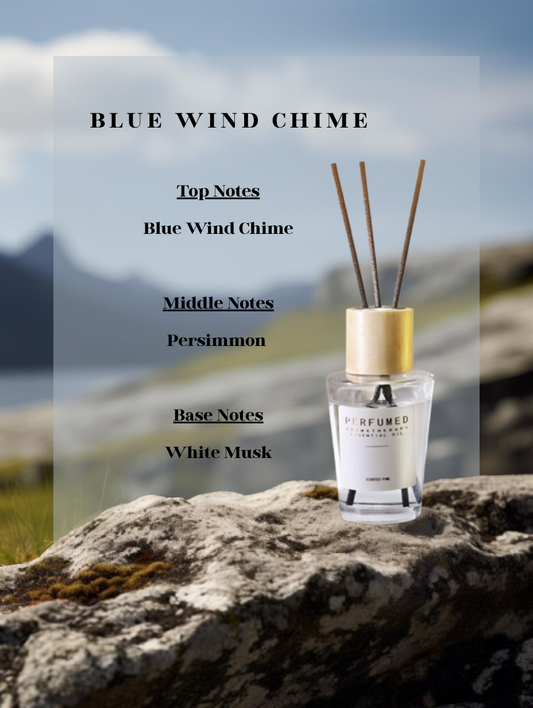 Blue Wind Chime Reed Diffuser